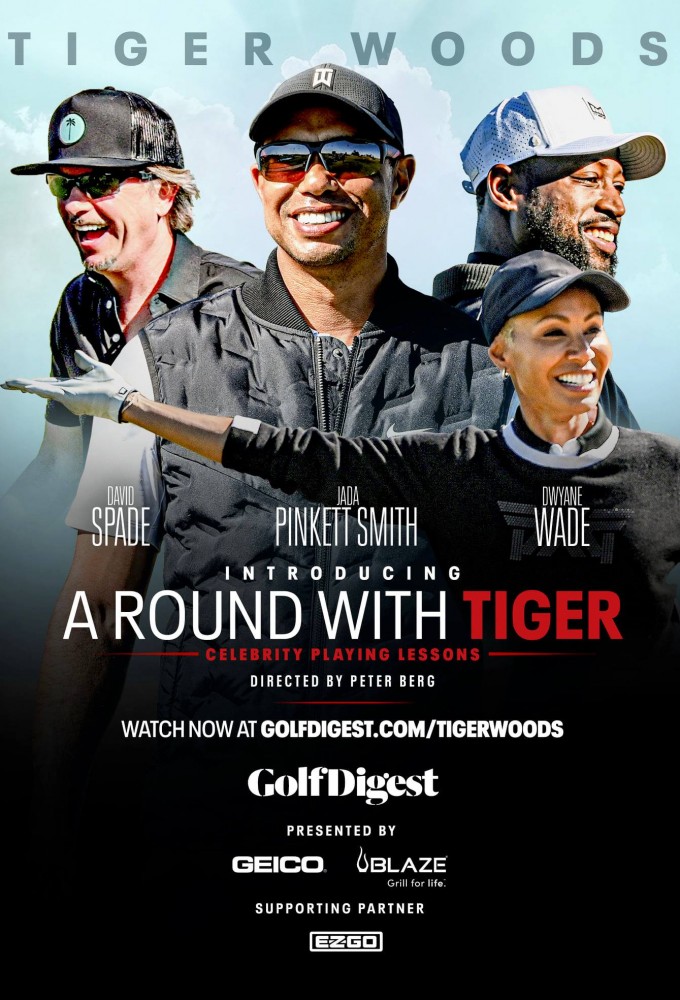A Round with Tiger: Celebrity Playing Lessons - TV Show Poster